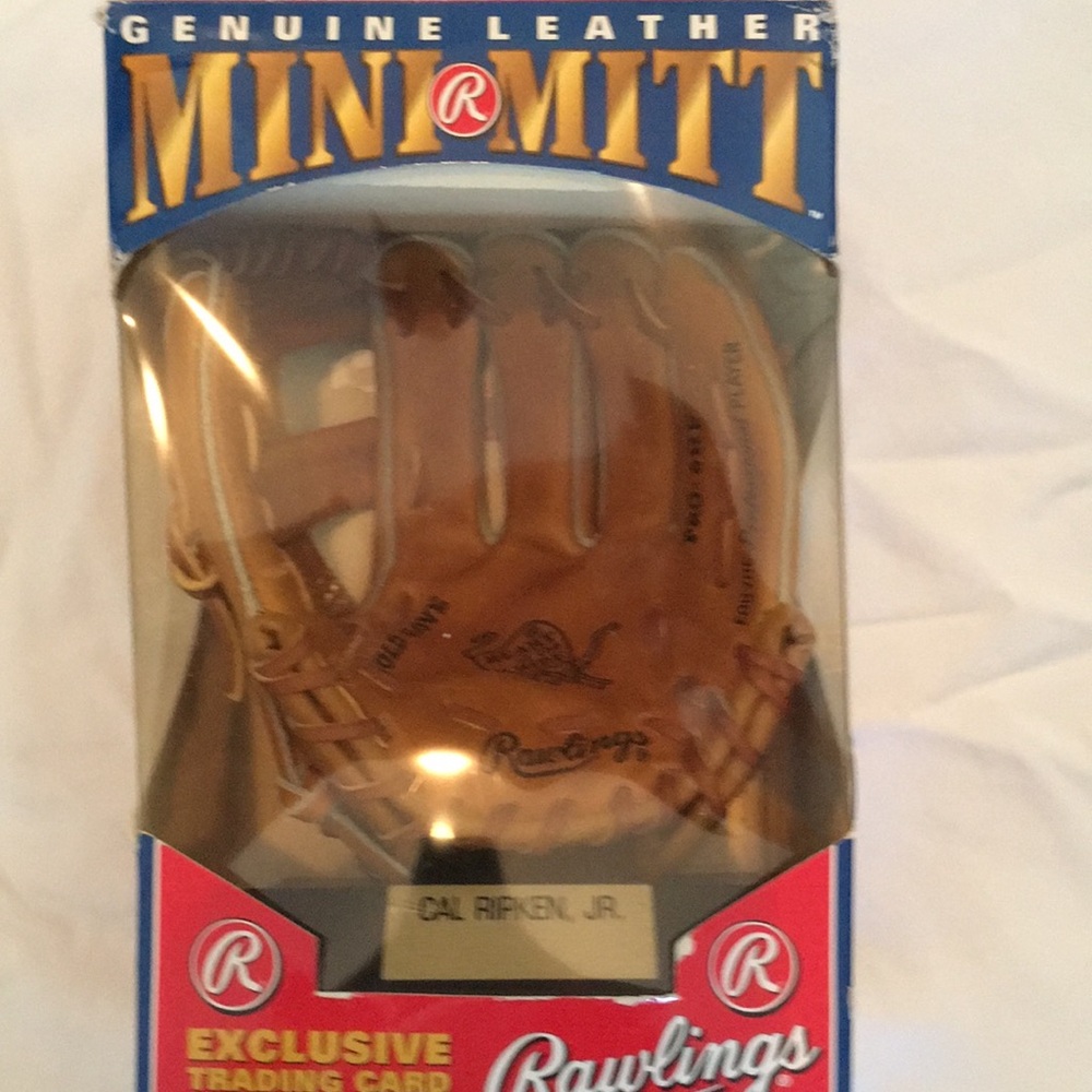 Rawlings Mini Mitt Genuine Leather Glove